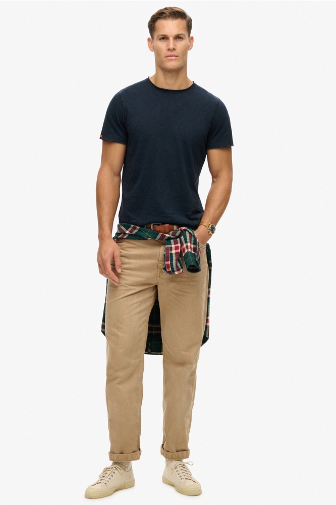 RAW EDGE SLUB T SHIRT M1012076A ECLIPSE NAVY